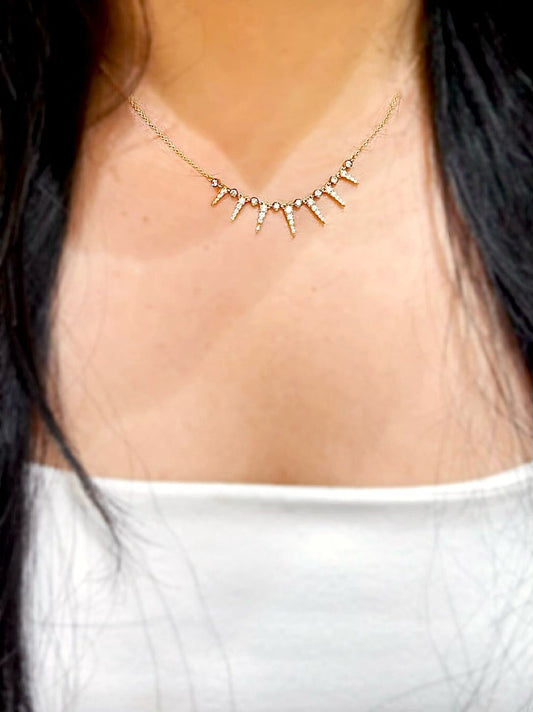 Fantasie Diamant Halskette 0,92 Ct G VS1