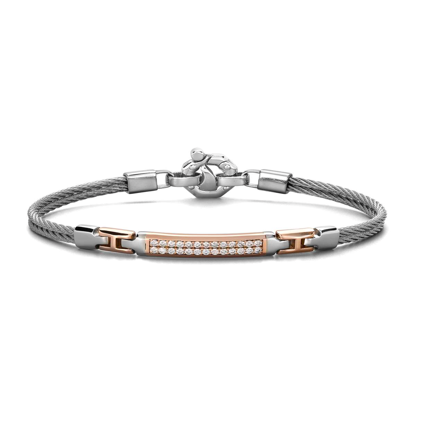 Barakà Two Tone Diamond Bracelet