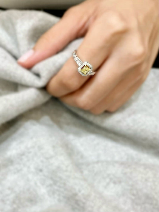 Solitär-Diamantring 1,05 Karat 18 Karat