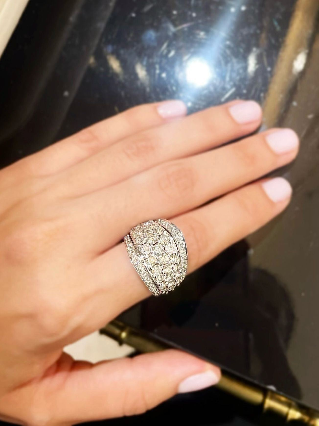 Fantasy Diamond Ring 3.88 Ct G VS1